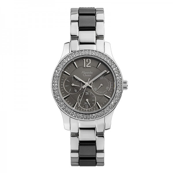 Alexandre Christie AC 2463 BFBSSDG Silver Dark Grey